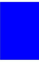 Journal Blue Color Simple Monochromatic Plain Blue