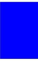 Journal Blue Color Simple Monochromatic Plain Blue