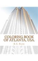 Coloring Book of Atlanta, USA.