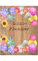 2020 Planner: Daily Weekly and Monthly Planner - January 2020 to December 2020 - Organizer & Diary - To do list - Notes - Month's Focus - Elegant Country cover wi