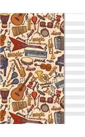 Blank Music Sheet Notebook