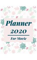 Planner 2020 movie lover