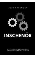 2020 Kalender Inschenör #maschinenbaustudium: A5 Geschenkbuch ERFOLGSJOURNAL 2020 für Maschinenbau Studenten - Ingenieure - Studium - Geschenkidee Abitur Schulabschluss - Ingenieurstudium - zur 