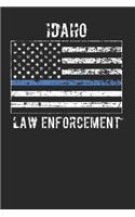 Idaho Law Enforcement: Blank Lined Notebook for Idaho Law Enforcement - 6x9 Inch - 120 Pages