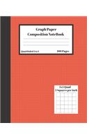 Graph Composition Notebook 5 Squares per inch 5x5 Quad Ruled 5 to 1 100 Sheets
