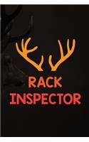 Rack Inspector: Track and evaluate your hunting seasons For Species: Deer Turkeys Elk Rabbits Duck Fox And More ... Gifts. 110 Story Paper Pages. 6 in x 9 in Cover.