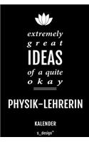 Kalender für Physik-Lehrer / Physik-Lehrerin
