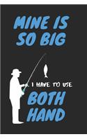 Mine is so big I have to use both hand: Fishing Log Book, 120 pages 6''x9'' matte cover finish