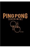 Pingpong tournament est. 2019