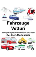 Deutsch-Maltesisch Fahrzeuge/Vetturi Zweisprachiges Bildwörterbuch für Kinder: (Freebilingualbooks.com)