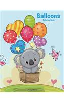 Balloons Coloring Book 1: (1 Balloons)