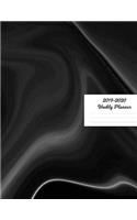 2019 - 2020 Weekly Planner: Glossy Black Marble Cover January 2019 - December 2019 Plan Weeks, Set Goals & Get Things Done Datebook Calendar Schedule
