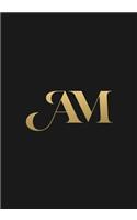 Am: AM Lined Notebook Journal- Composition Book- Notebook Diary to Write In- Book Planner- Idea Log For Women, Men, Kids, Professionals & Student. 7x10 