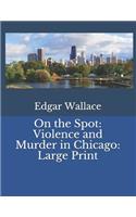 On the Spot: Violence and Murder in Chicago: Large Print