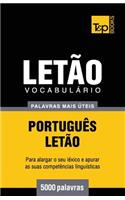 Vocabulário Português-Letão - 5000 palavras mais úteis