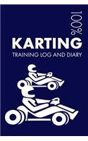 Karting Training Log and Diary: Training Journal for Karting - Notebook