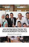 An Introduction to Management Science