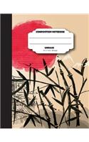 Composition notebook unruled 8.5 x 11 inch 200 page, Japanese softcover