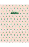 Notebook: Notebook Cute Cactus: Notebook composition: Journal Dot-Grid, Graph, Lined, Blank No Lined: Book: Pocket Notebook Journal Diary, 110 pages, 8.5" x 1
