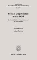 Soziale Ungleichheit in Der Ddr