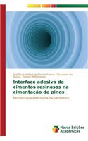 Interface adesiva de cimentos resinosos na cimentação de pinos