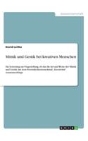 Mimik und Gestik bei kreativen Menschen