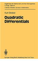 Quadratic Differentials