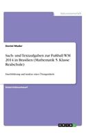Sach- und Textaufgaben zur Fußball WM 2014 in Brasilien (Mathematik 5. Klasse Realschule)