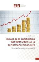 Impact de la Certification ISO 9001: 2000 Sur La Performance Financière