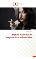 Défilés de Mode Et Propriétés Intellectuelles