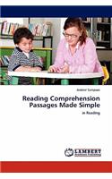 Reading Comprehension Passages Made Simple