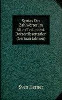 Syntax Der Zahlworter Im Alten Testament