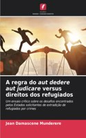 A regra do aut dedere aut judicare versus direitos dos refugiados