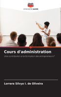 Cours d'administration