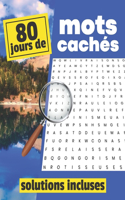 80 jours de Mots cachés - Solutions incluses