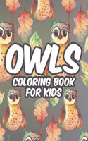Owls Coloring Book For Kids
