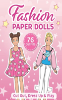 Cut out paper dolls: Fashion paper dolls for daughter or granddaughter(1 Fashion Paper Dolls)