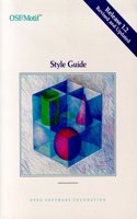 OSF/MOTIF Style Guide Release 1.2