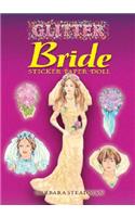 Glitter Bride Sticker Paper Doll
