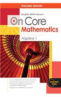 Houghton Mifflin Harcourt on Core Mathematics