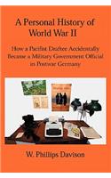 Personal History of World War II