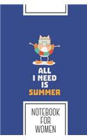 Notebook for Women
