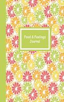 Food and Feelings Journal (Citrus Green) 8x10: Notebook to log meals and track emotions and thoughts around eating