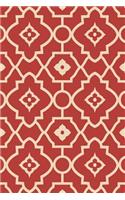 Morrocan Design College Ruled Notebook: College Ruled Notebook 6 X 9: College Ruled Notebook 130 Pages