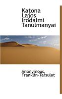 Katona Lajos Irodalmi Tanulmanyai