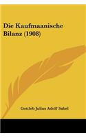 Die Kaufmaanische Bilanz (1908)