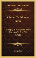 A Letter To Edmund Burke