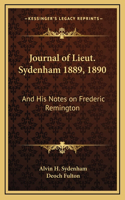 Journal of Lieut. Sydenham 1889, 1890