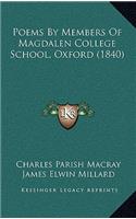 Poems by Members of Magdalen College School, Oxford (1840)