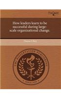 How Leaders Learn to Be Successful During Large-Scale Organizational Change.